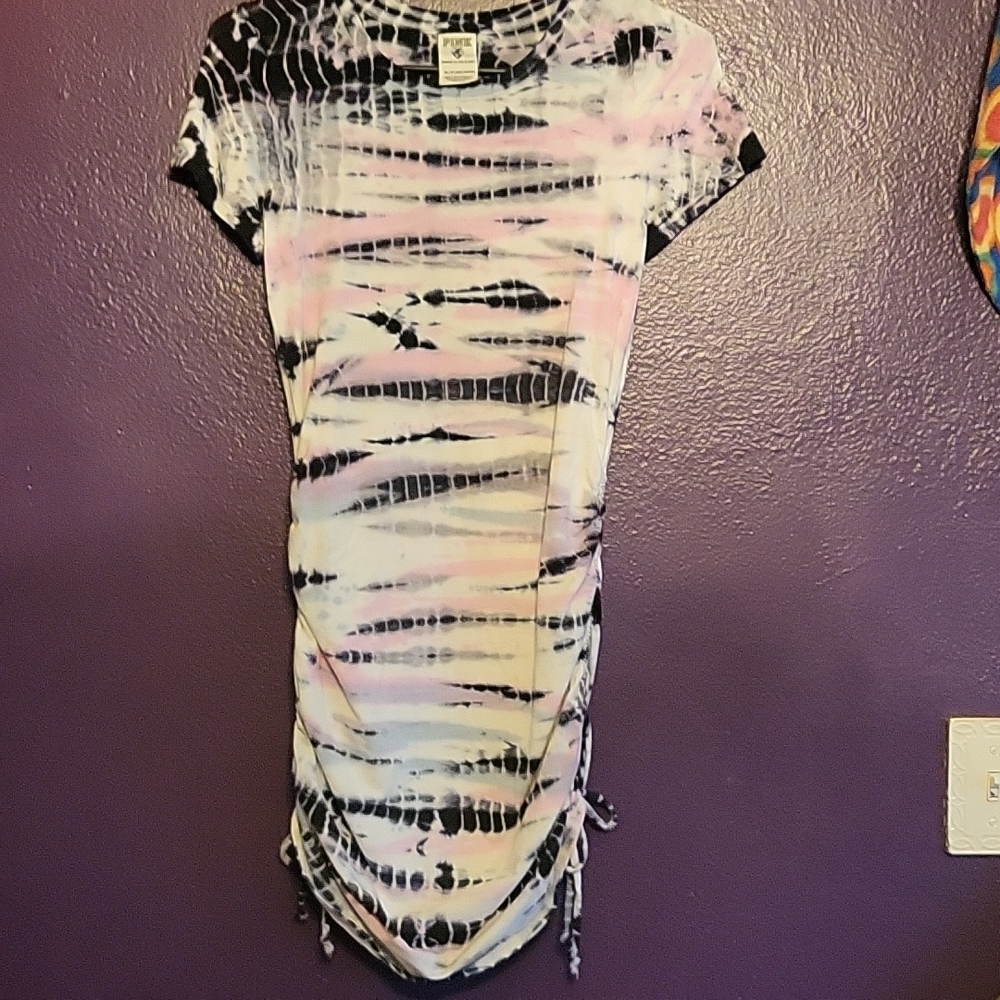 PINK summer t shirt dress